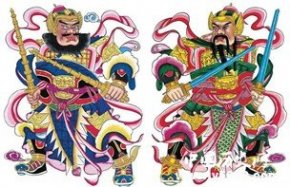 中国各朝贴门X传l以及脓门神的来
