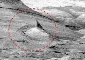 古文明遗q?火星上惊见清晰「h形雕像?